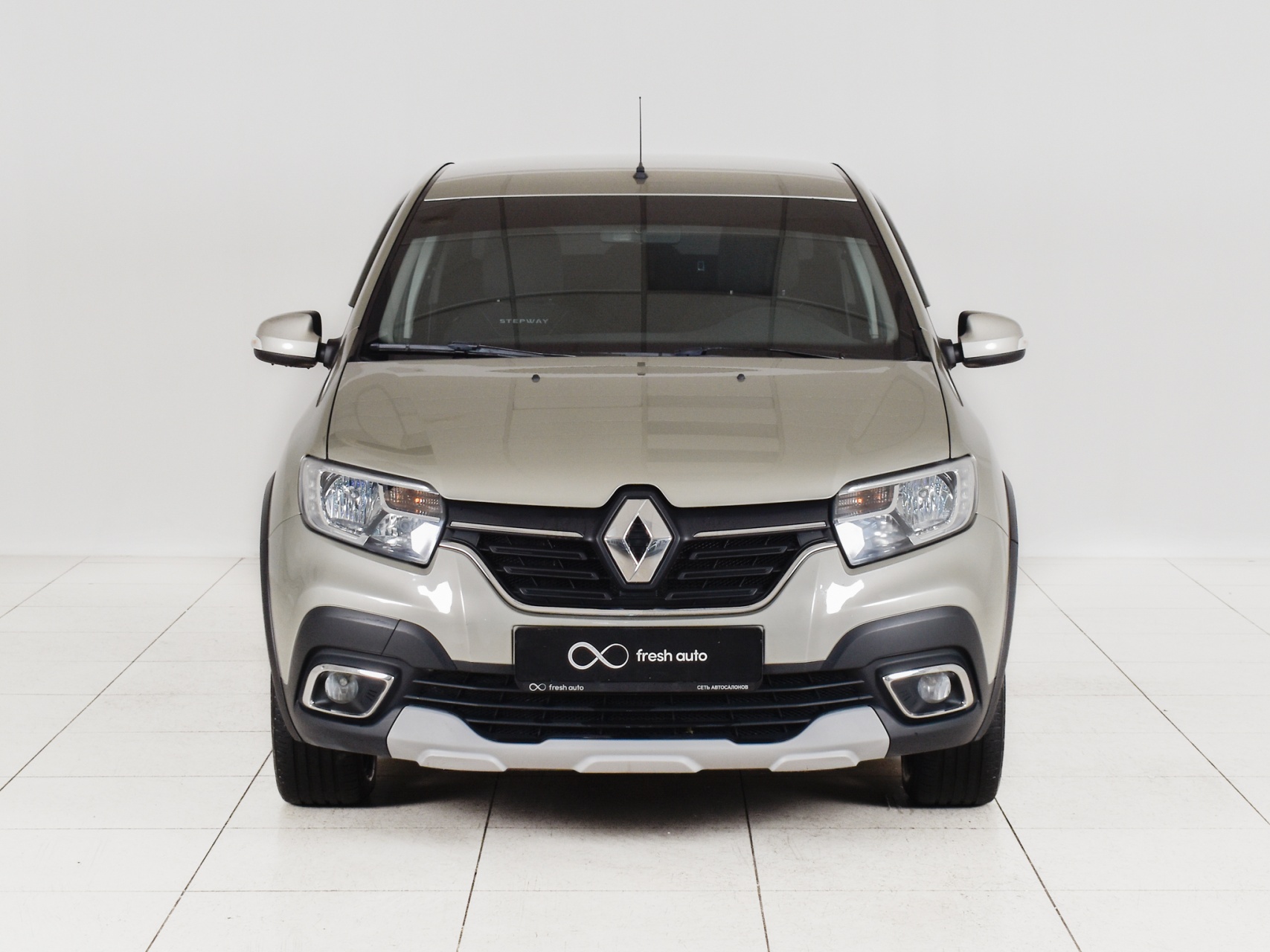 Рено логан 2020 года выпуска. Renault Logan Stepway 2020 размер колёс. Логан степвей бежевый с трещинами фото.